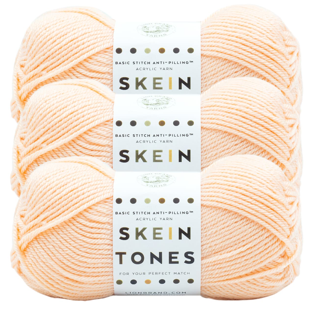 3 Pack Lion Brand® Basic Stitch Anti Pilling™ Skein Tones Yarn
